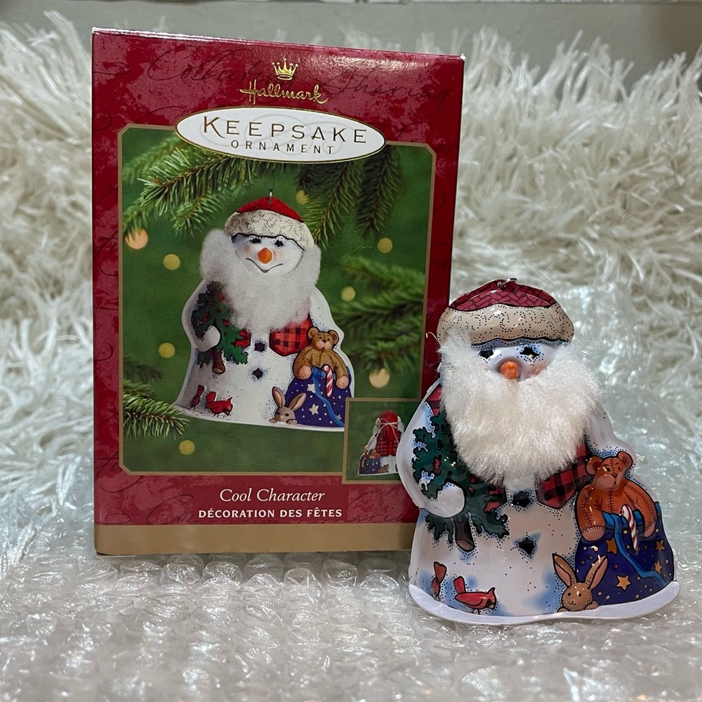 Hallmark Keepsake Ornament Cool Character In Box 2000 Snowman